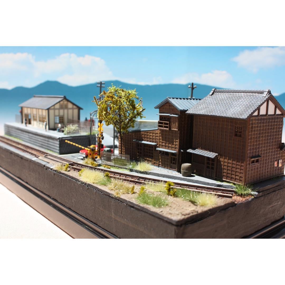 Nゲージ ジオラマ 「煙突のある街」 ジオコレ ストラクチャー 鉄道模型